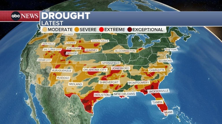 Persistent heat, fire danger possible this weekend for 47 million Americans