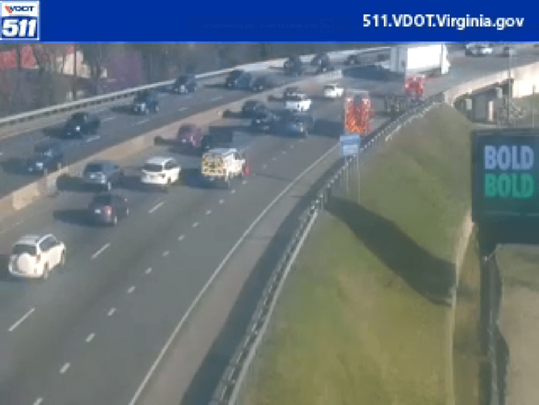 Major delays on I-95 in Richmond due to multi-vehicle crash