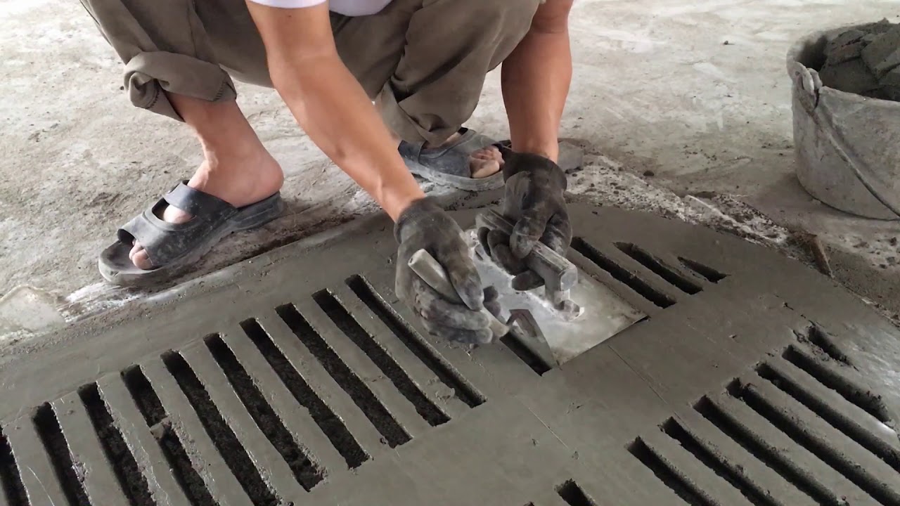 Super products from cement - Concrete door