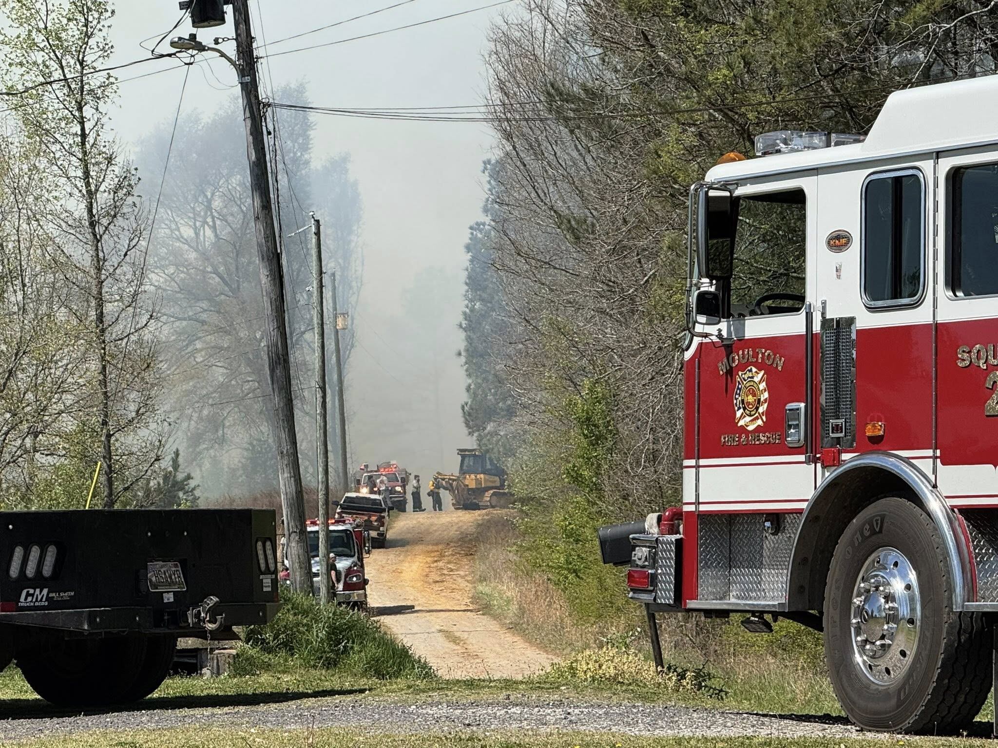 Multiple agencies bring large Lawrence County brush fire under control ...