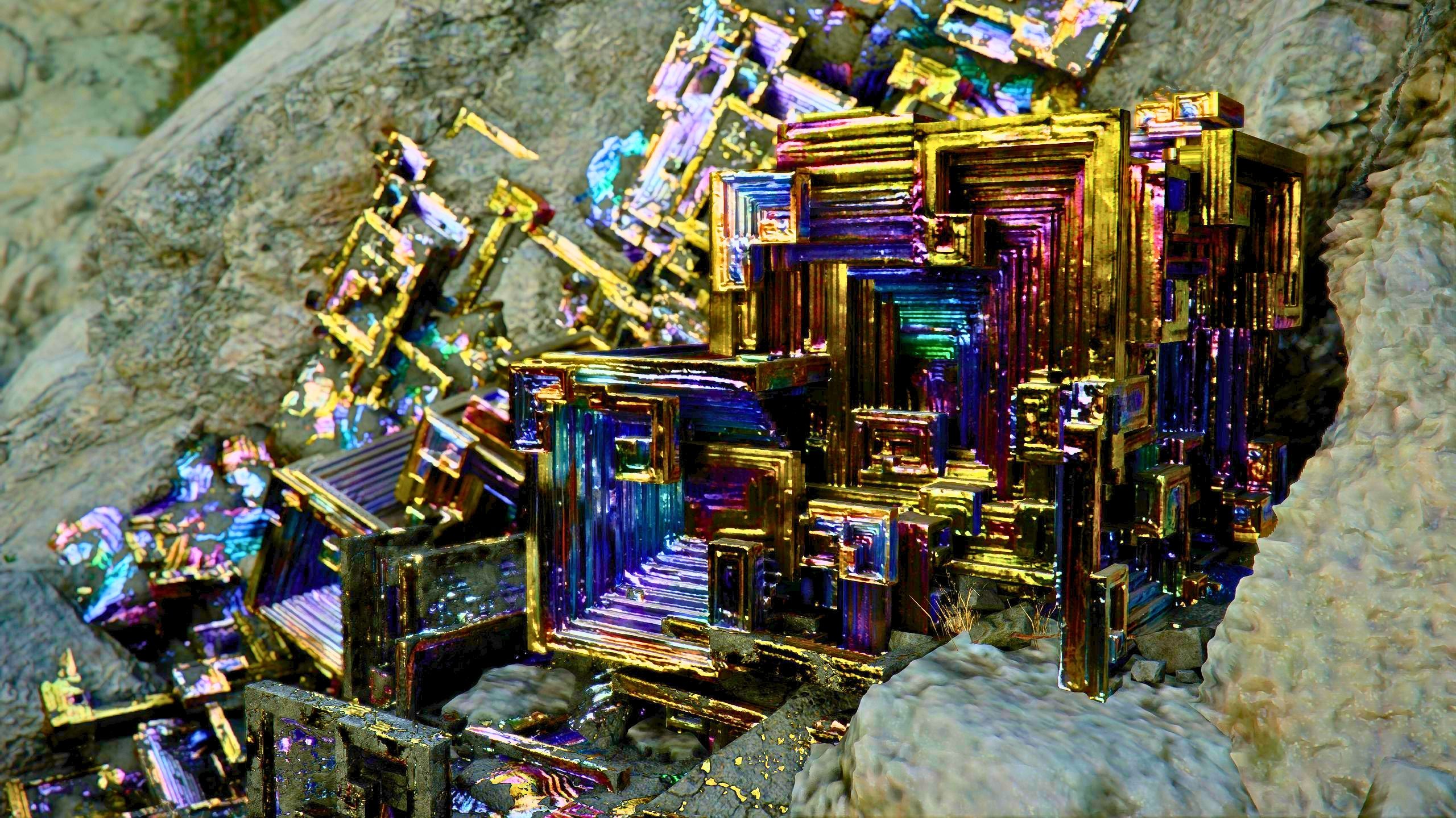How to mine rainbow metallic cubes (bismuth ore) in Crimson Desert