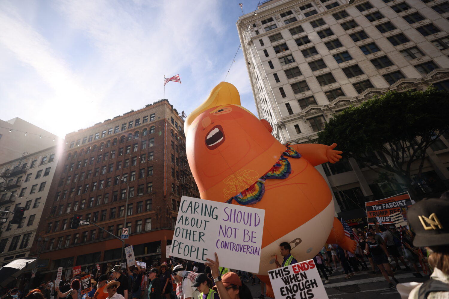 Crowds protest against Trump across US on ‘No Kings’ day