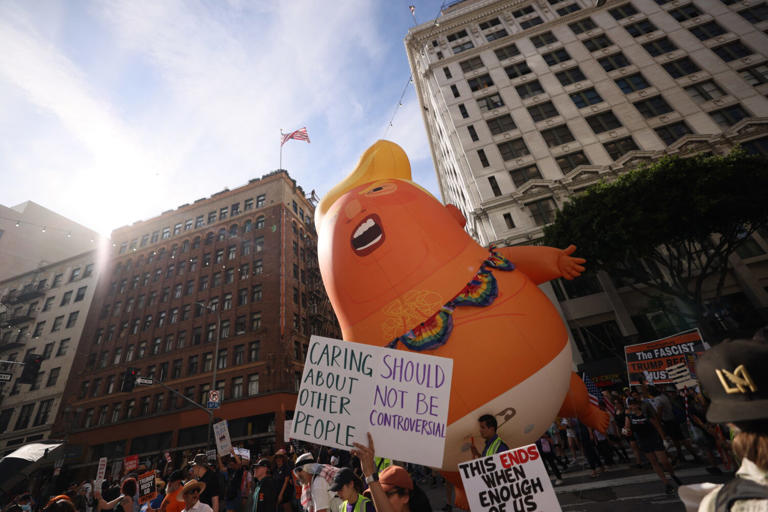 Crowds protest against Trump across US on ‘No Kings’ day