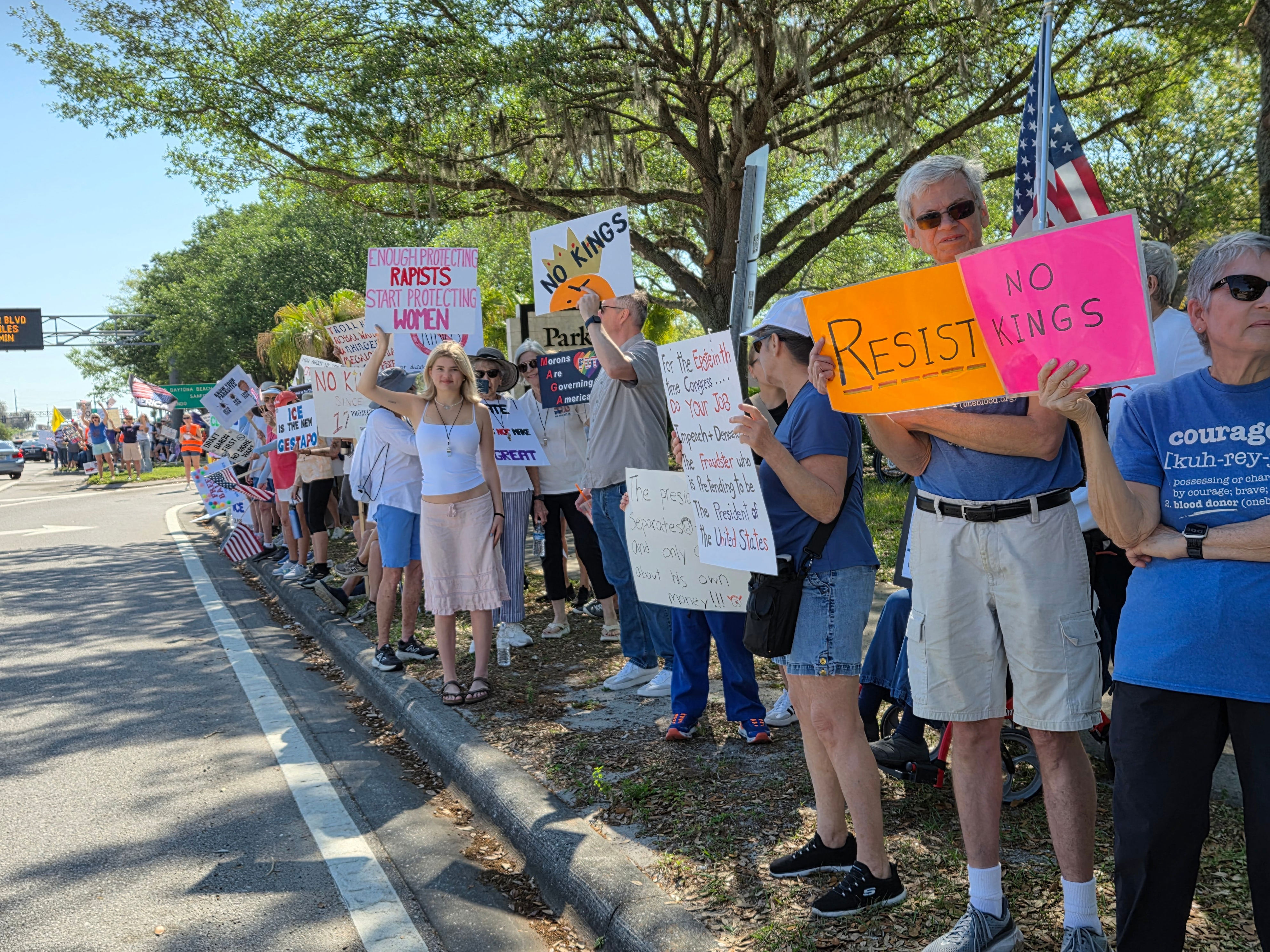 Thousands rally in Central Florida and across US against war and ...