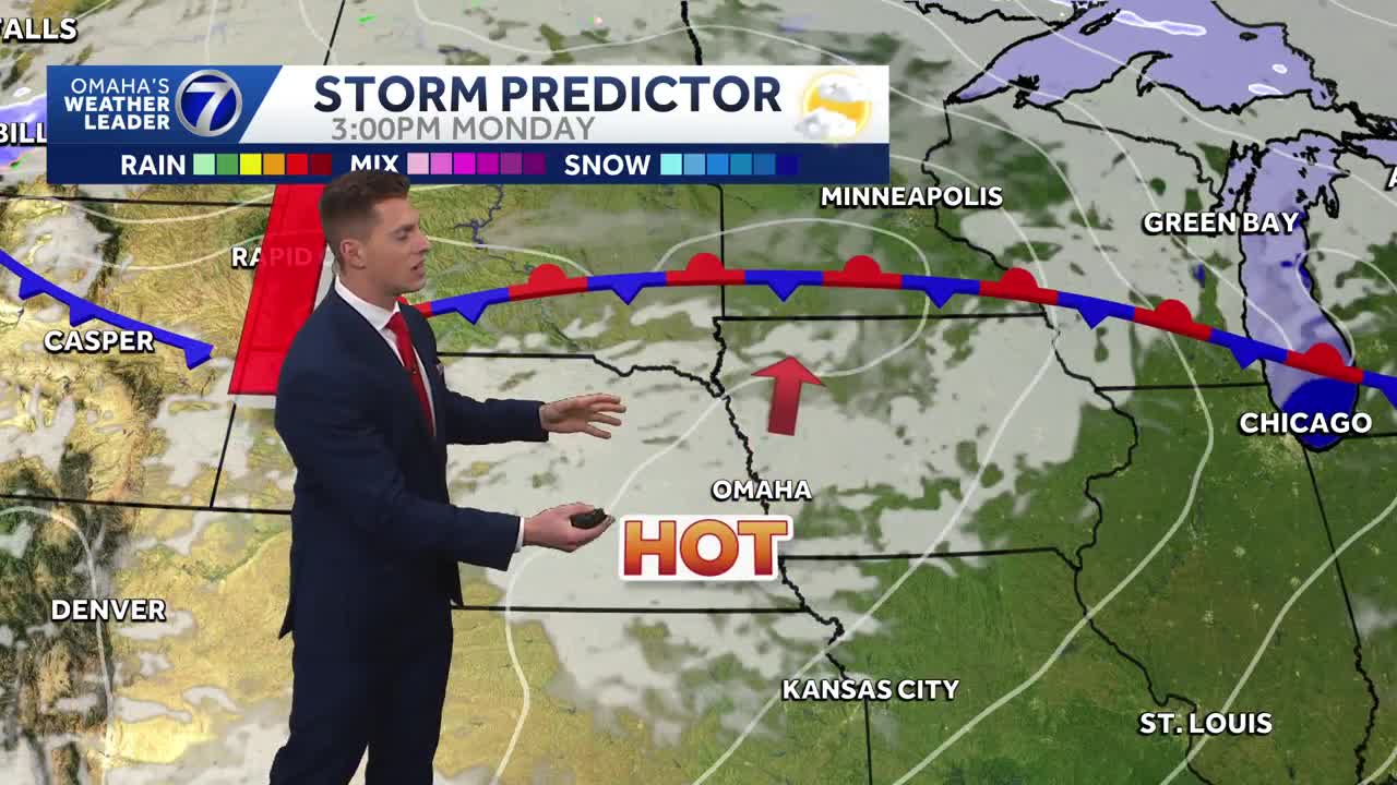 Dialing the winds back and warming temperatures up in Omaha