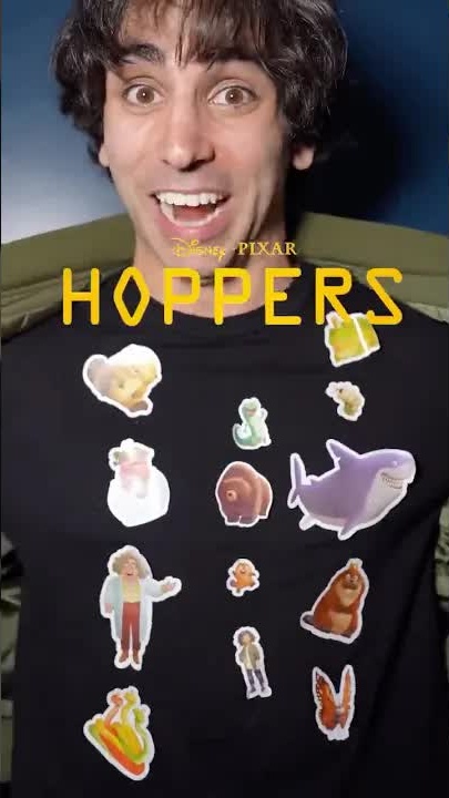 I entered the Hoppers program 😅🦫 #pixar