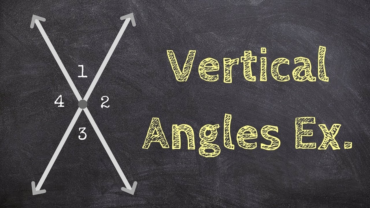 What are examples of vertical angles?