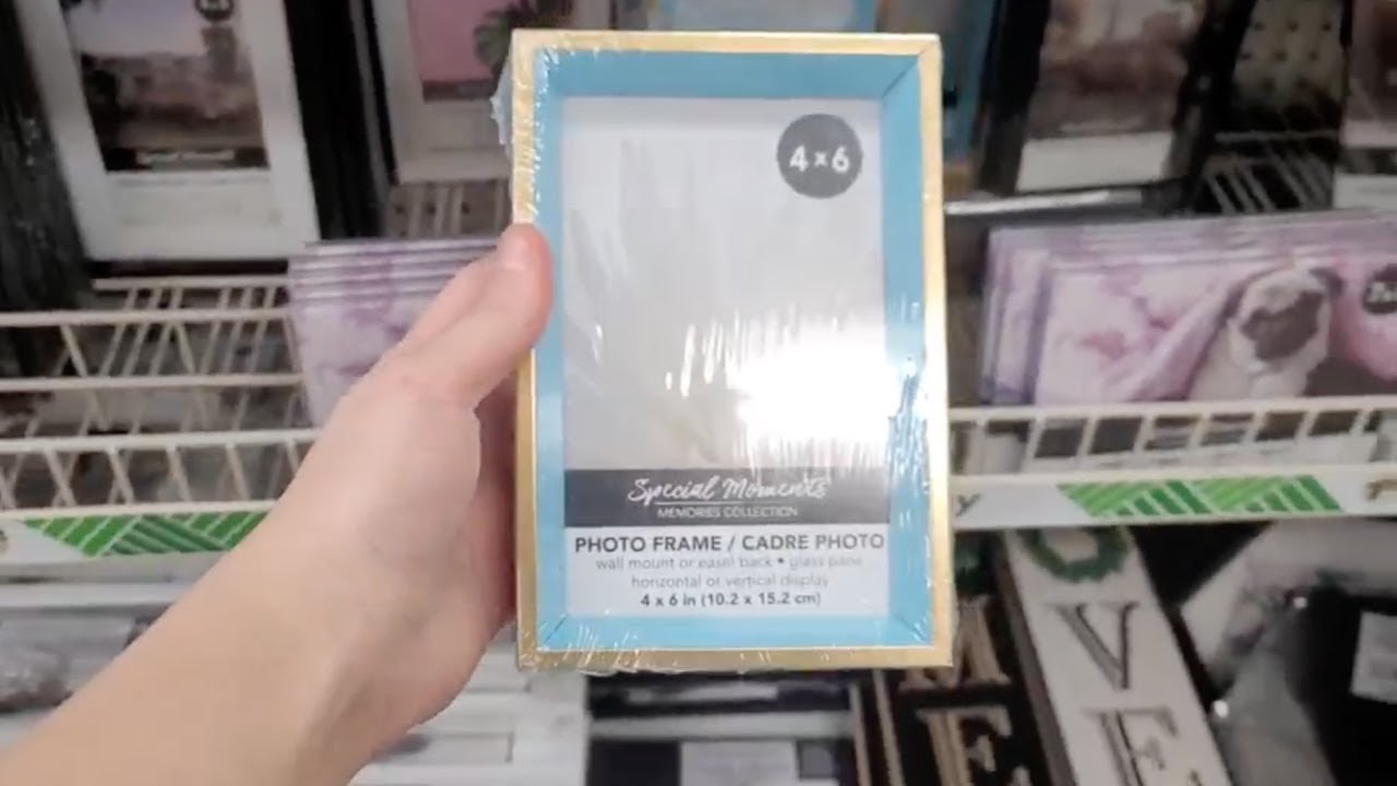 Genius Dollar Tree frame hack (who knew, right?)