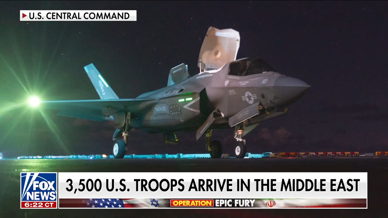 3,500 US troops arrive in the Middle East<br><br>