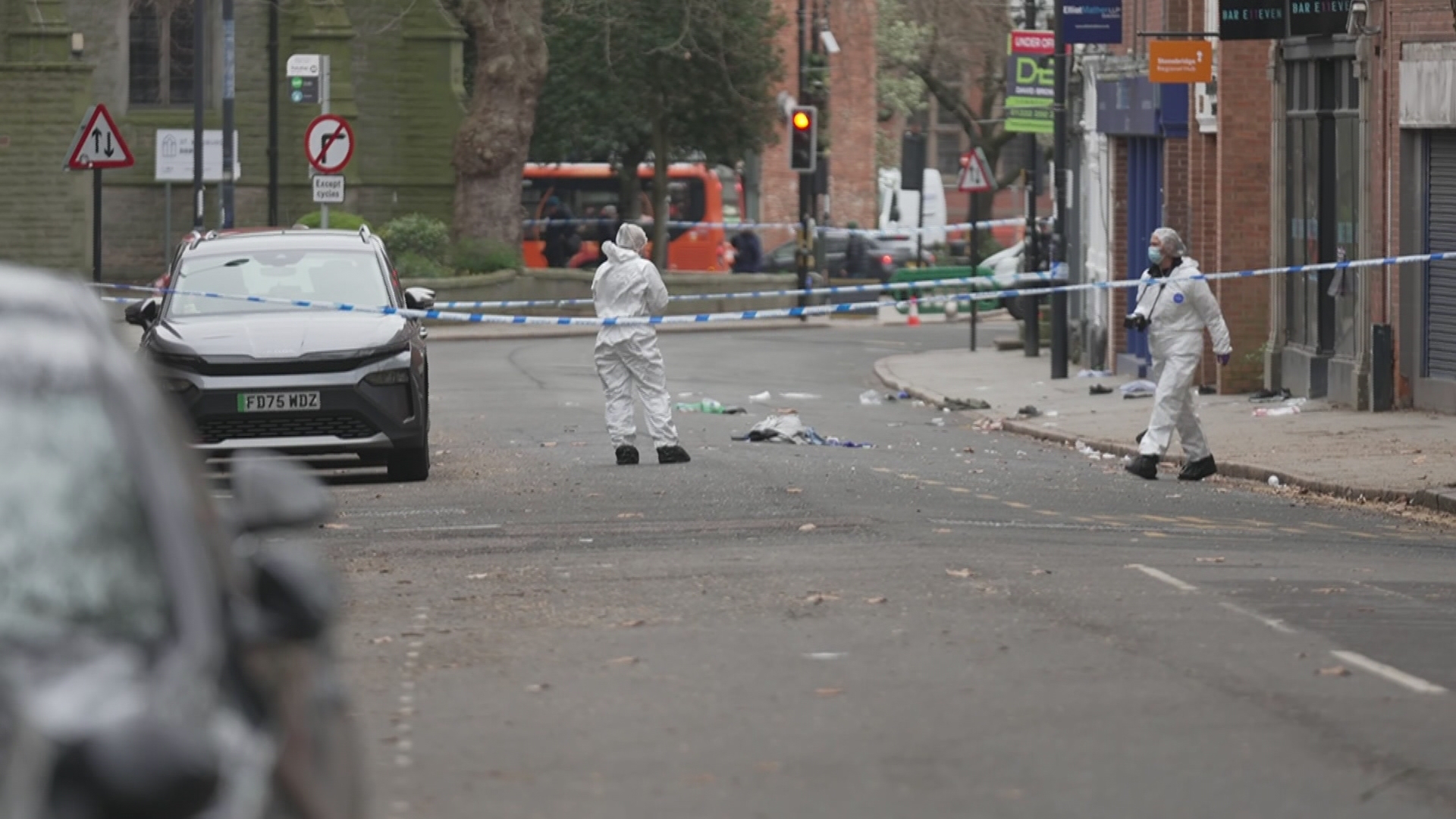 Seven injured after car drives into people in Derby