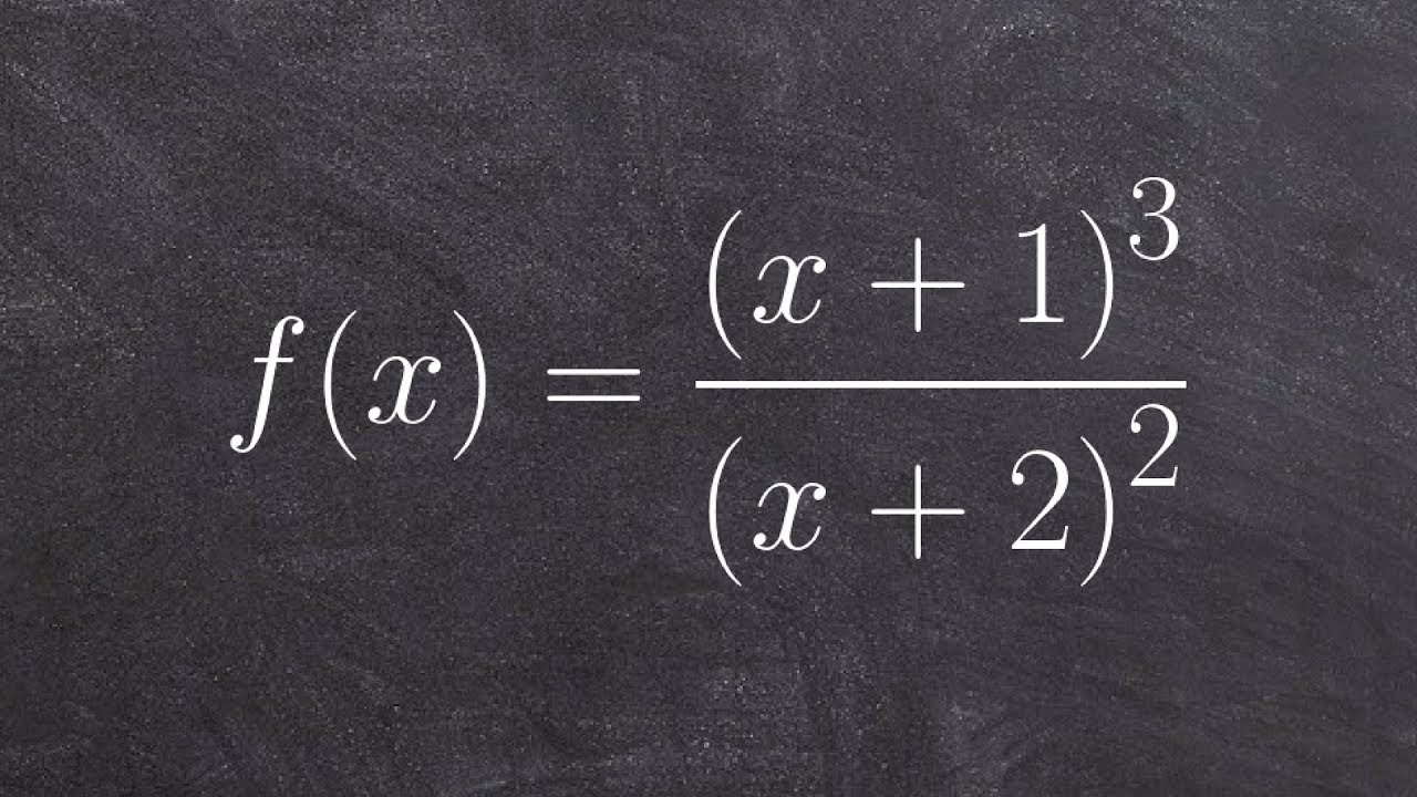Graphing a rational function with no horizontal asymptote