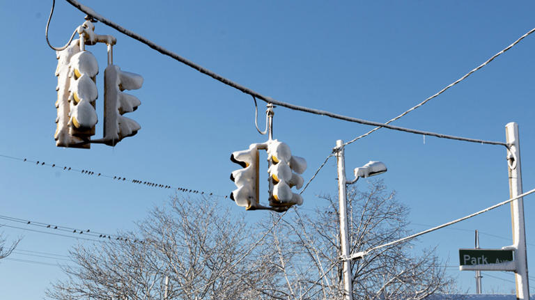 What those little scoops on top of traffic lights are for
