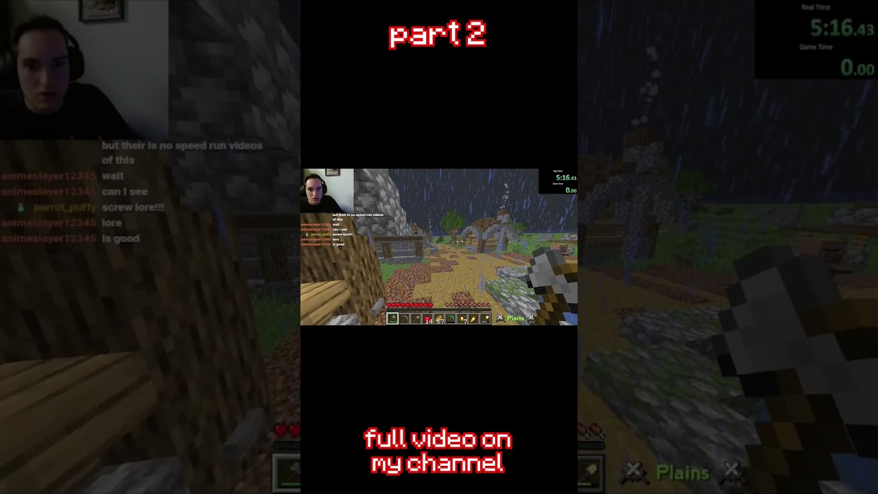 Speedrunning @TrixyBlox Ultimate Survival World! World record! # ...