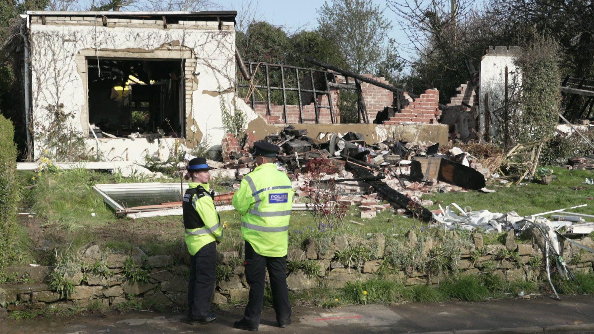 Man admits arson after home destroyed in explosion