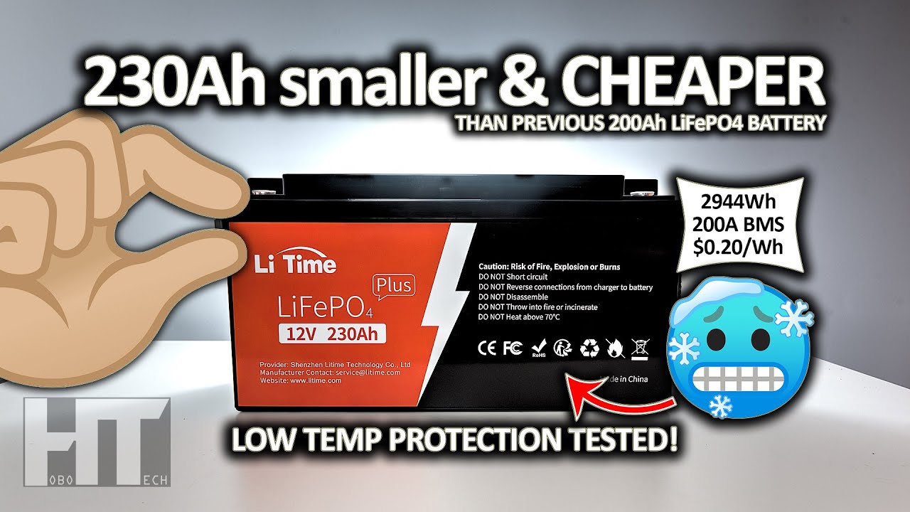 Li Time 230Ah Plus 12V lithium RV | off grid | solar LiFePO4 battery