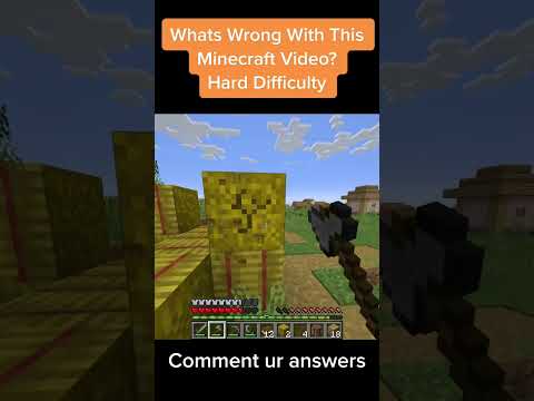 Whats wrong with this Minecraft video? HARD DIFFICULTY #minecraft # ...