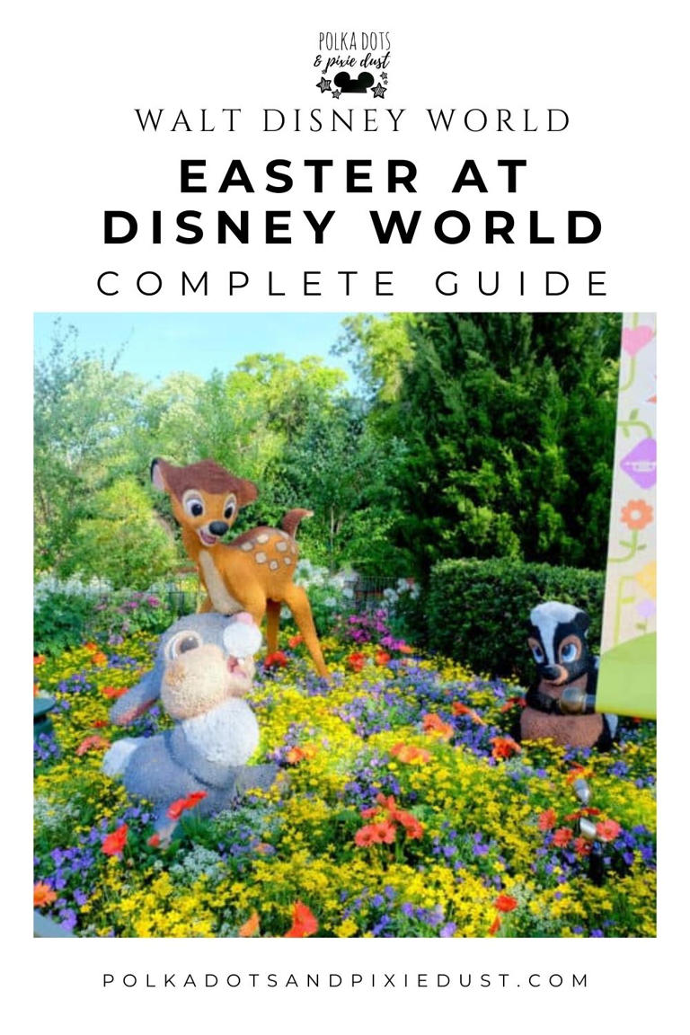 Celebrating Easter at Disney World events & treats