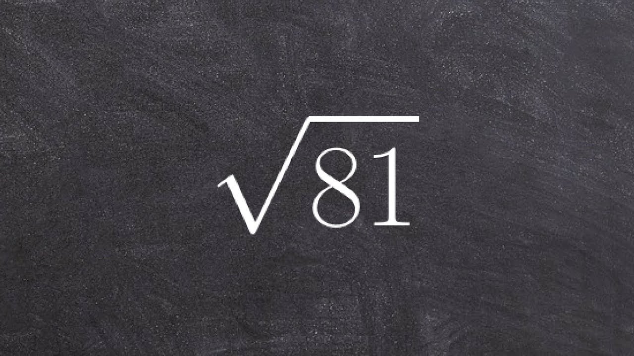 Learn how to simplify the square root of a number by prime ...