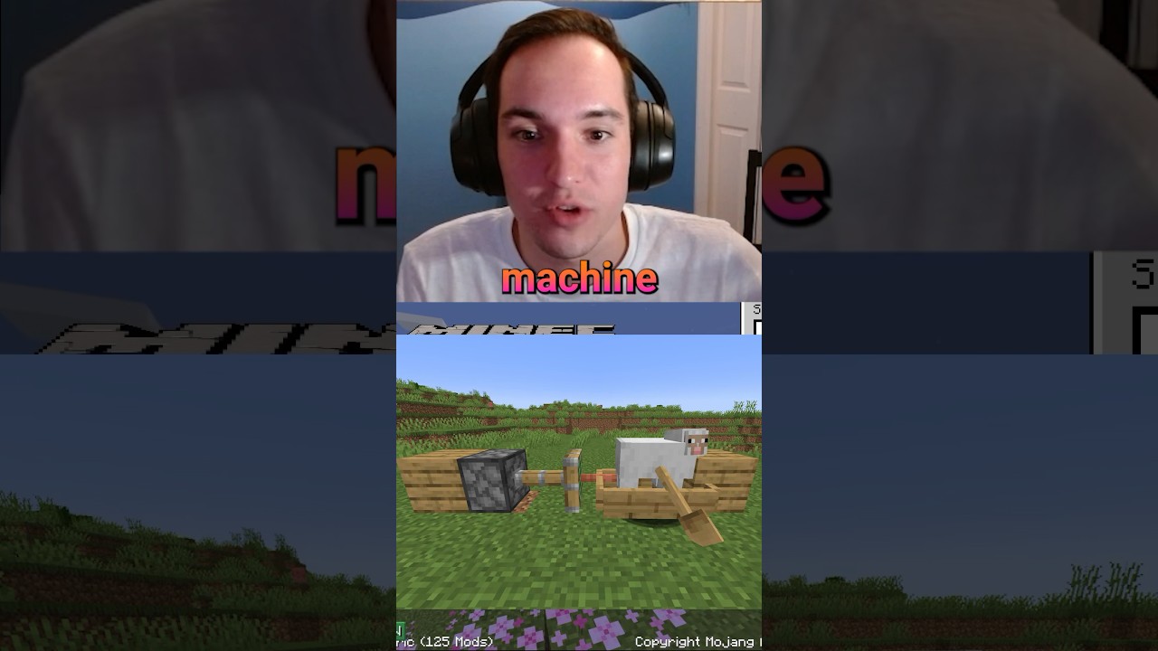 Speedrunning the sheep machine! #minecraftmemes