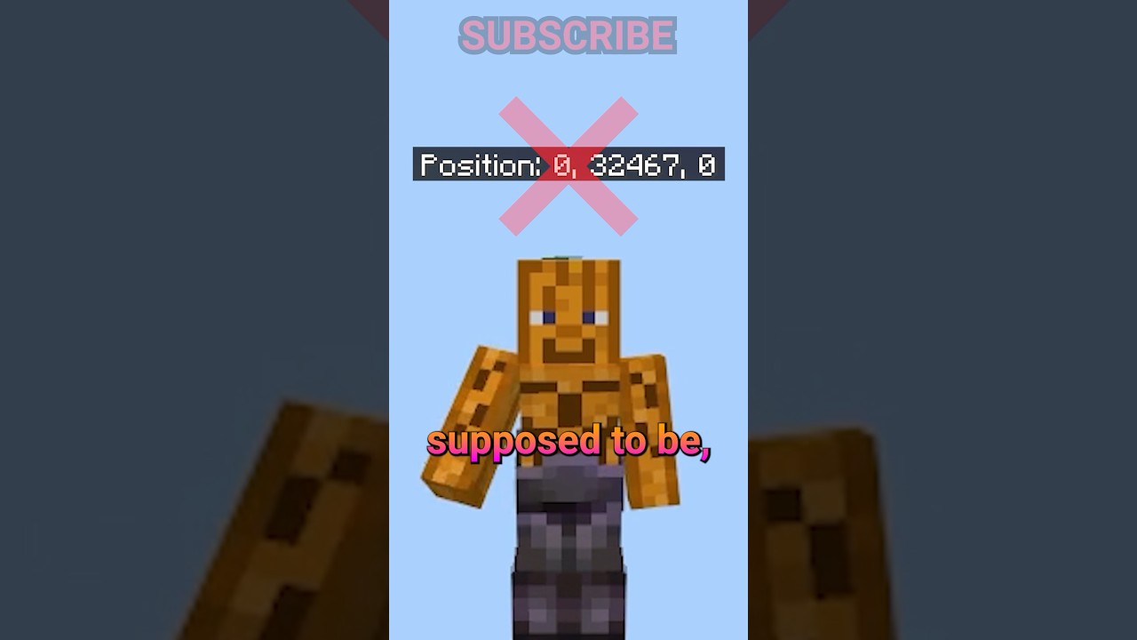 Fix the weirdest bug in Minecraft! #minecraft