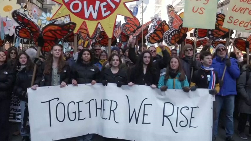 Huge crowds protest against Trump on 'No Kings' day in the US and abroad