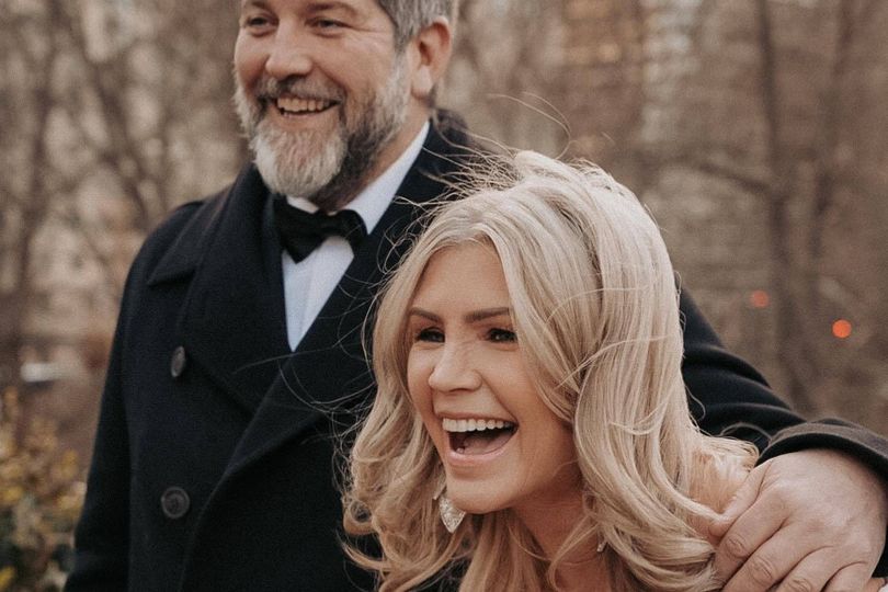 Yvonne Connolly sheds 'tears of joy' as she weds John Conroy in New York