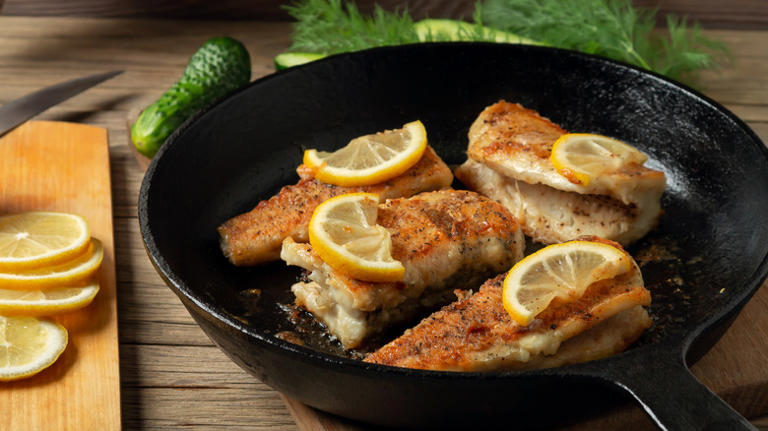 Brand New Cast-Iron Pan? Avoid Cooking This Fish For Awhile