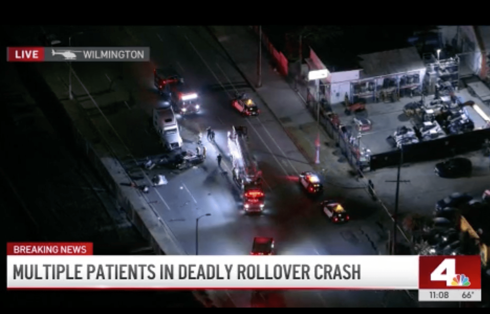 1 person killed, 2 others injured in rollover crash in Wilmington