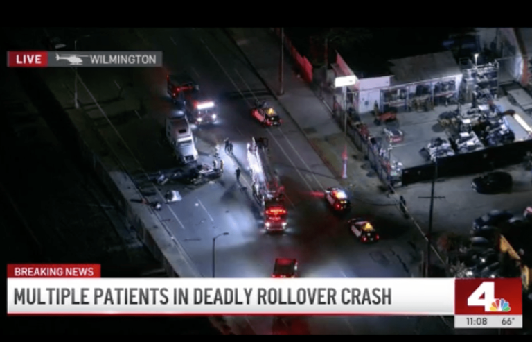 1 person killed, 2 others injured in rollover crash in Wilmington