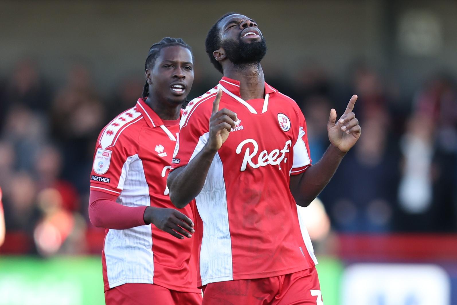 Crawley Town goal hero praises new boss Colin Kazim-Richards