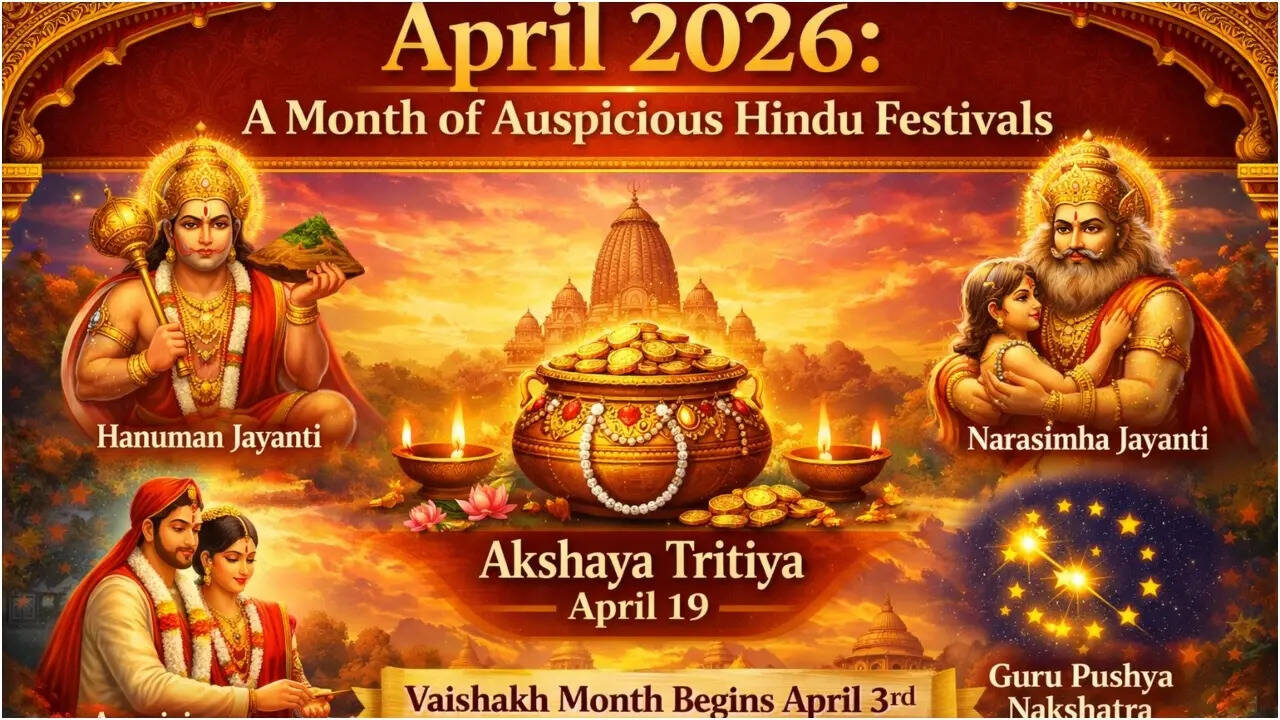 April 2026 brings Vaishakh month: Full list of important festivals ...