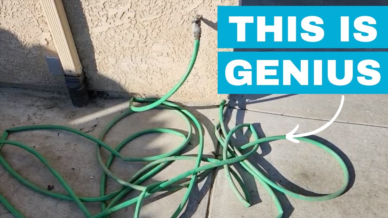 Few people know about this brilliant garden hose hack!
