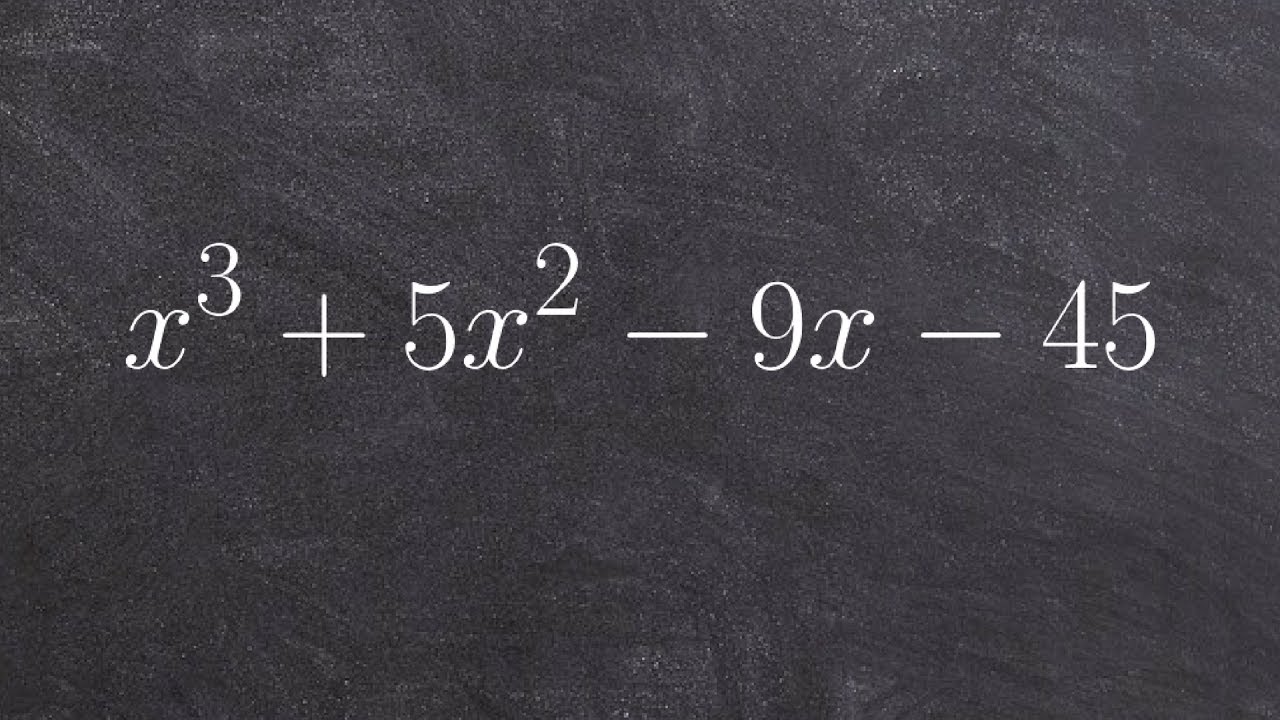 Learn how to factor a polynomial by using the grouping technique