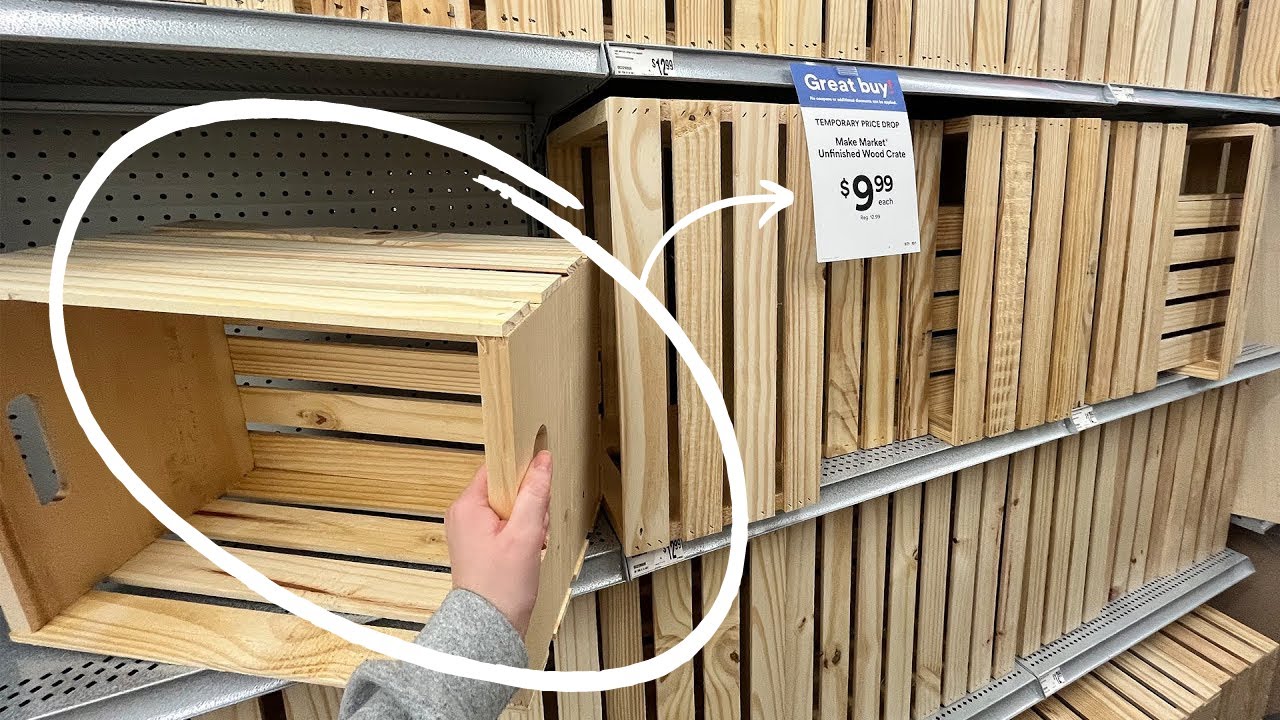 Grab a $9.99 Michaels crate (save this for Christmas!)
