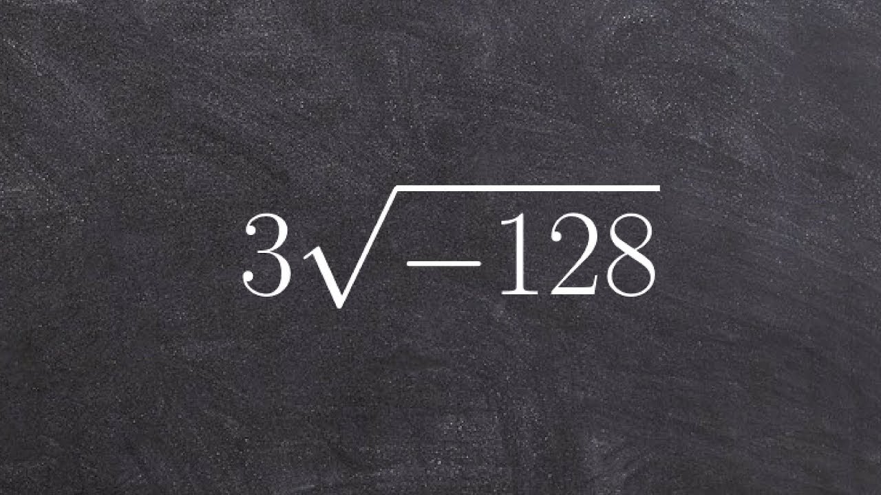 Algebra 2 - Learn how to simplify a radical with imaginary numbers ...
