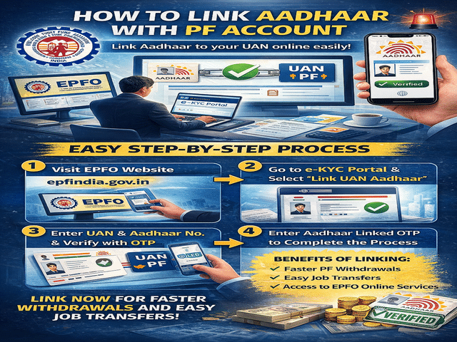 How to link Aadhaar with PF account online: Step-by-step guide for UAN ...
