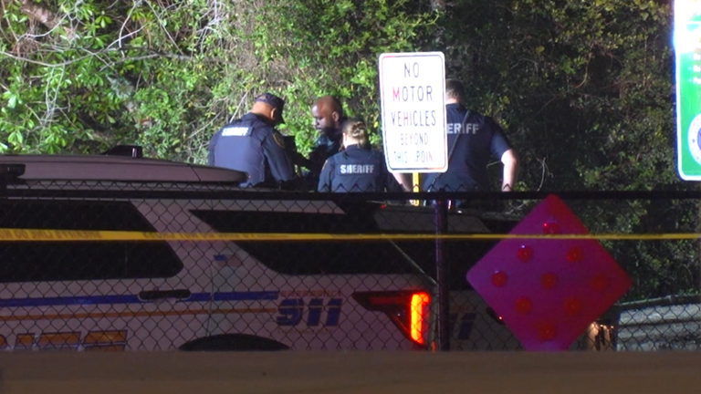 Driver fleeing police crashes into woods in north Harris County ...