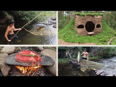 First primitive year in the hut