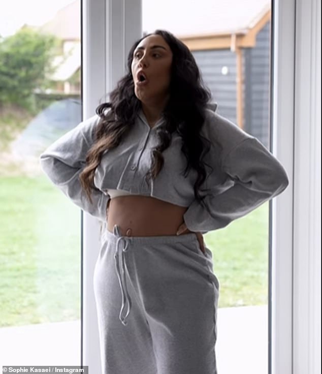Pregnant Sophie Kasaei says she's in 'nesting mode' while Jordan Brook ...