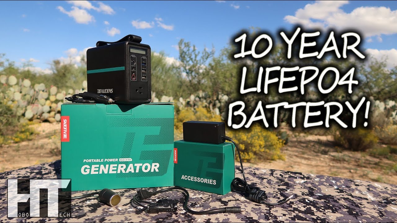 Micro LiFePO4 solar generator with MPPT! Beaudens 166Wh portable power ...