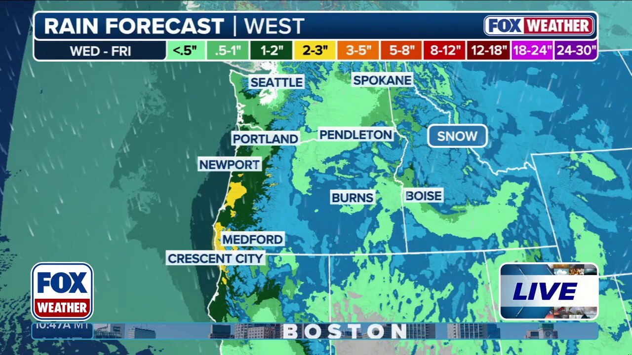 Rain and snow on the way for the West after intense March heat wave