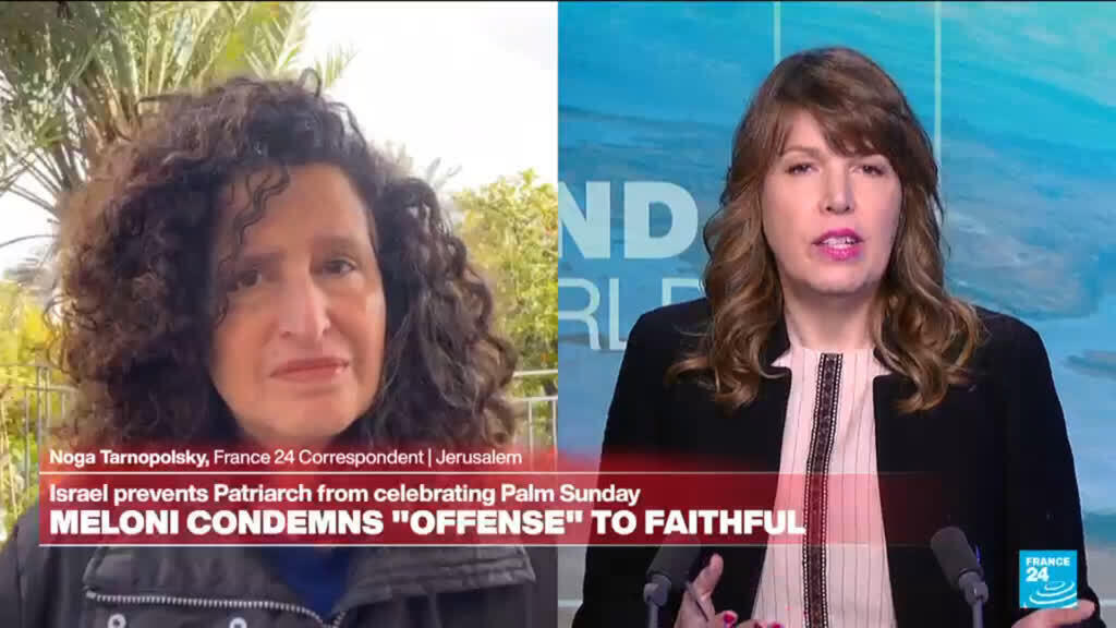 Israeli police bar top Catholic figure in Jerusalem from holding Palm Sunday mass at Holy Sepulchre<br><br>