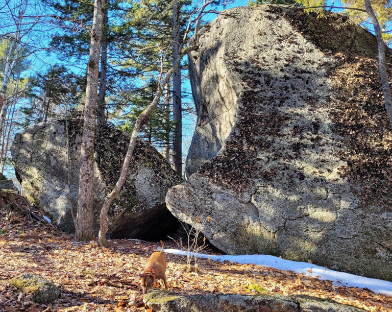 This New Hampshire hike leads to glorious glacial boulders