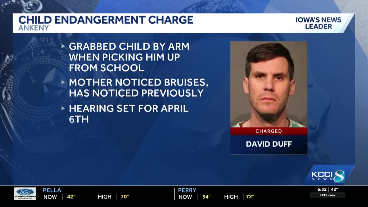 Ankeny man charged with child endangerment after injuring son