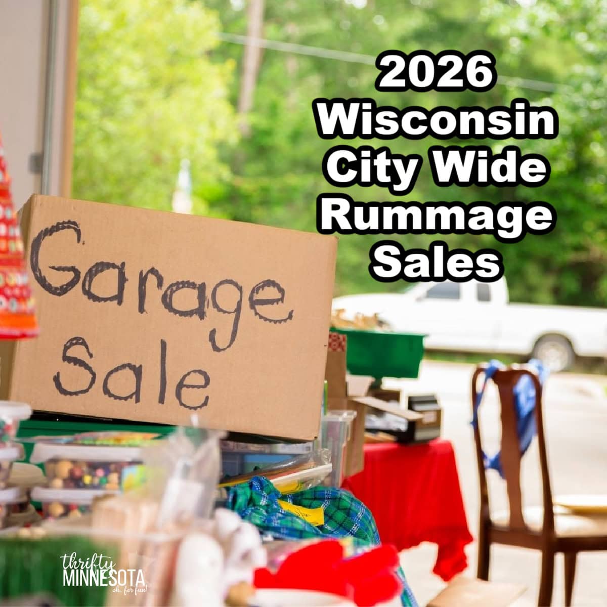 The best Wisconsin city wide rummage sales list