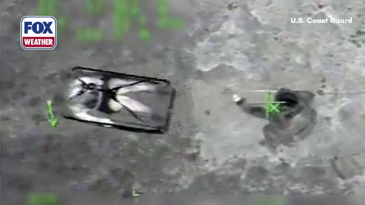 Coast Guard rescues 2 people stranded at bottom of cliff in Puerto Rico