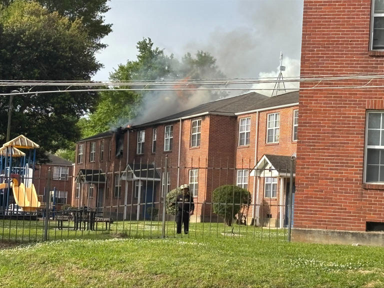 Apartment fire on West Capitol Street leaves eight families displaced