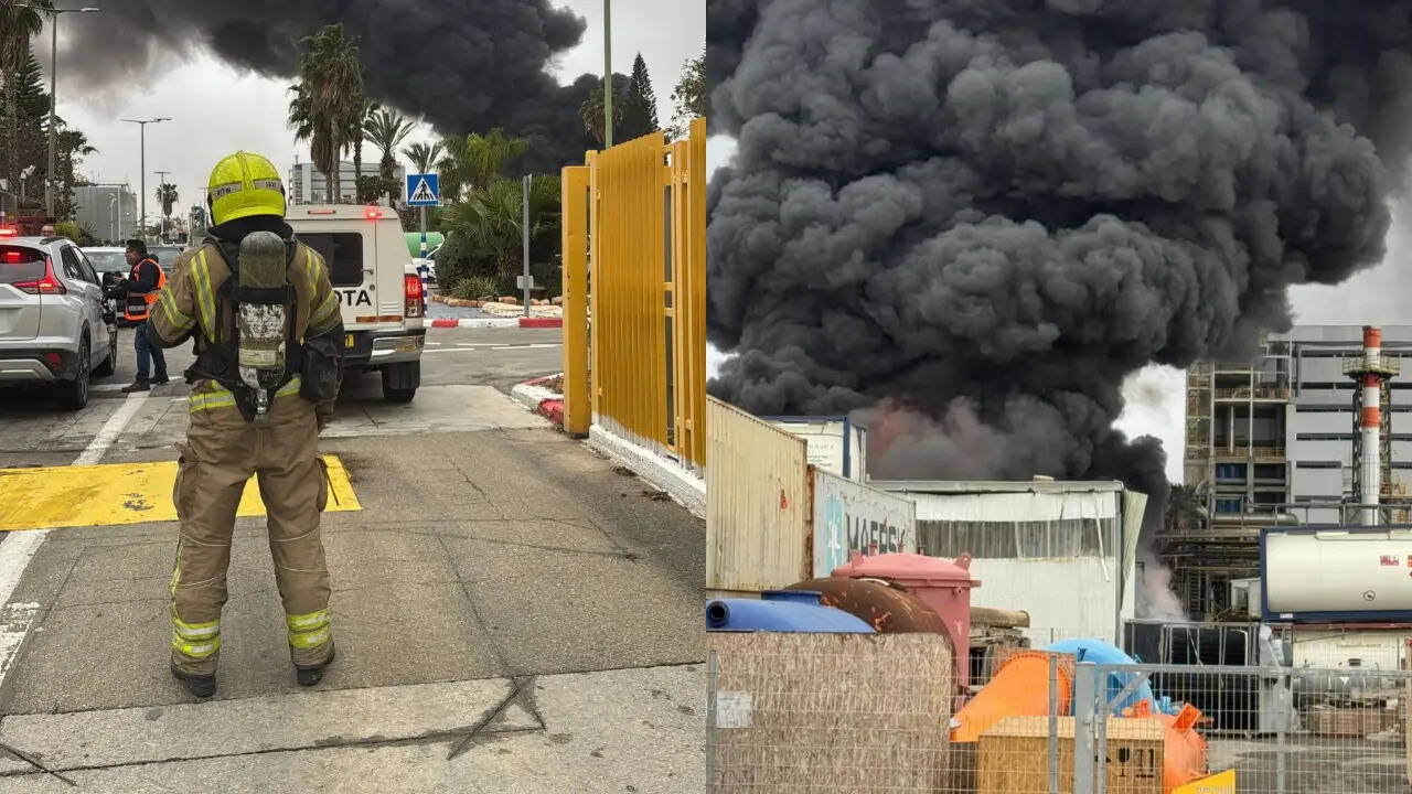 Israel's Neot Hovav petrochemical site on fire after reported Iranian ...