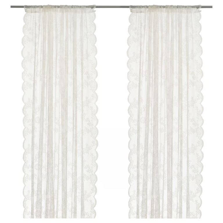Discover IKEA's vintage-inspired ALVINE SPETS curtains