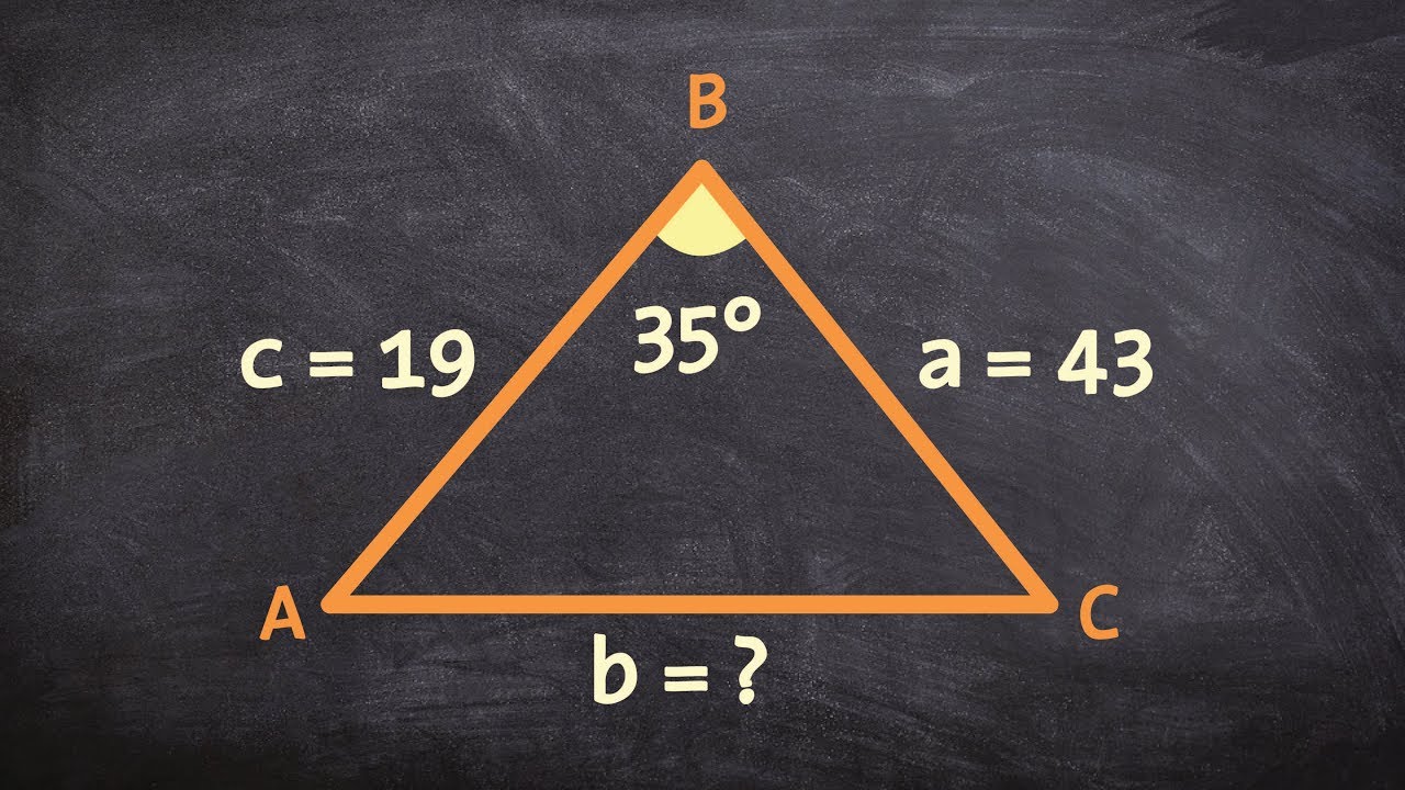How to find all of the missing parts of a triangle by first using the ...